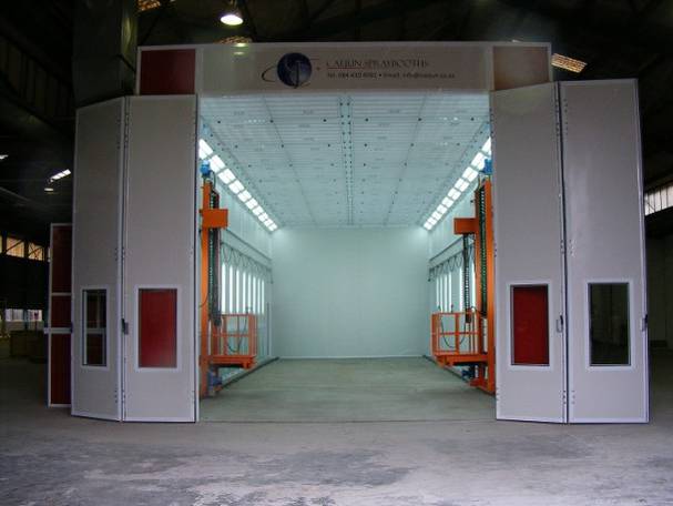 CJ 6 Spray Booth for Trucks and Buses 26