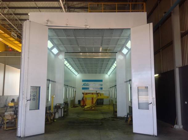 CJ 6 Spray Booth for Trucks and Buses 42