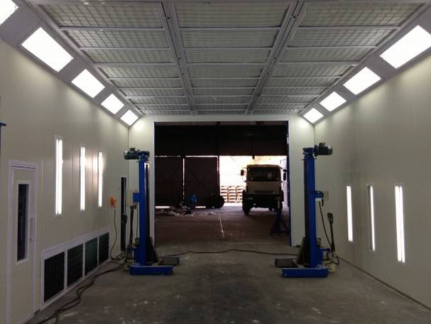 CJ 6 Spray Booth for Trucks and Buses 50