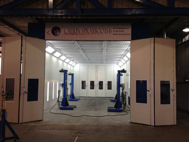 CJ 6 Spray Booth for Trucks and Buses 52