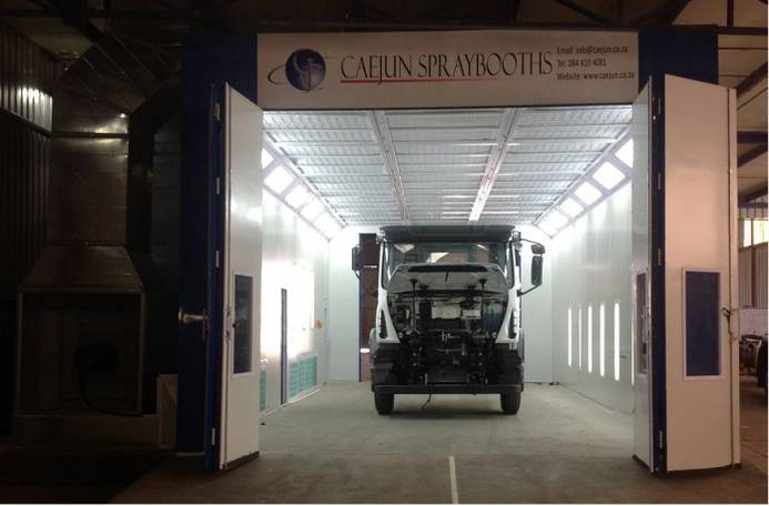 CJ 6 Spray Booth for Trucks and Buses 7