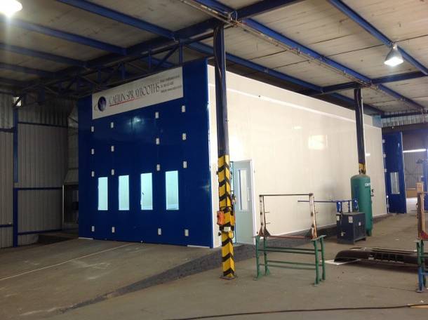 CJ 6 Spray Booth for Trucks and Buses 8