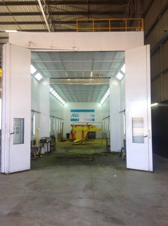 CJ 6 Spray Booth for Trucks and Buses 41